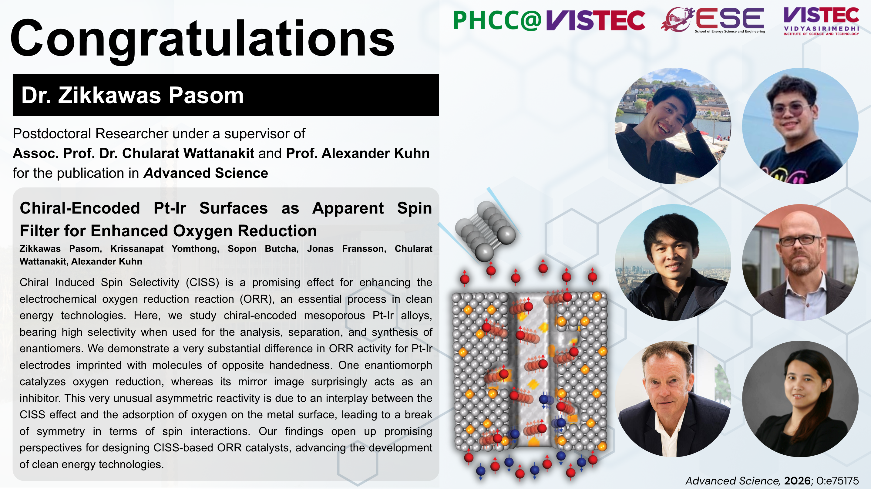 Congratulations for our recent article in Advanced Science