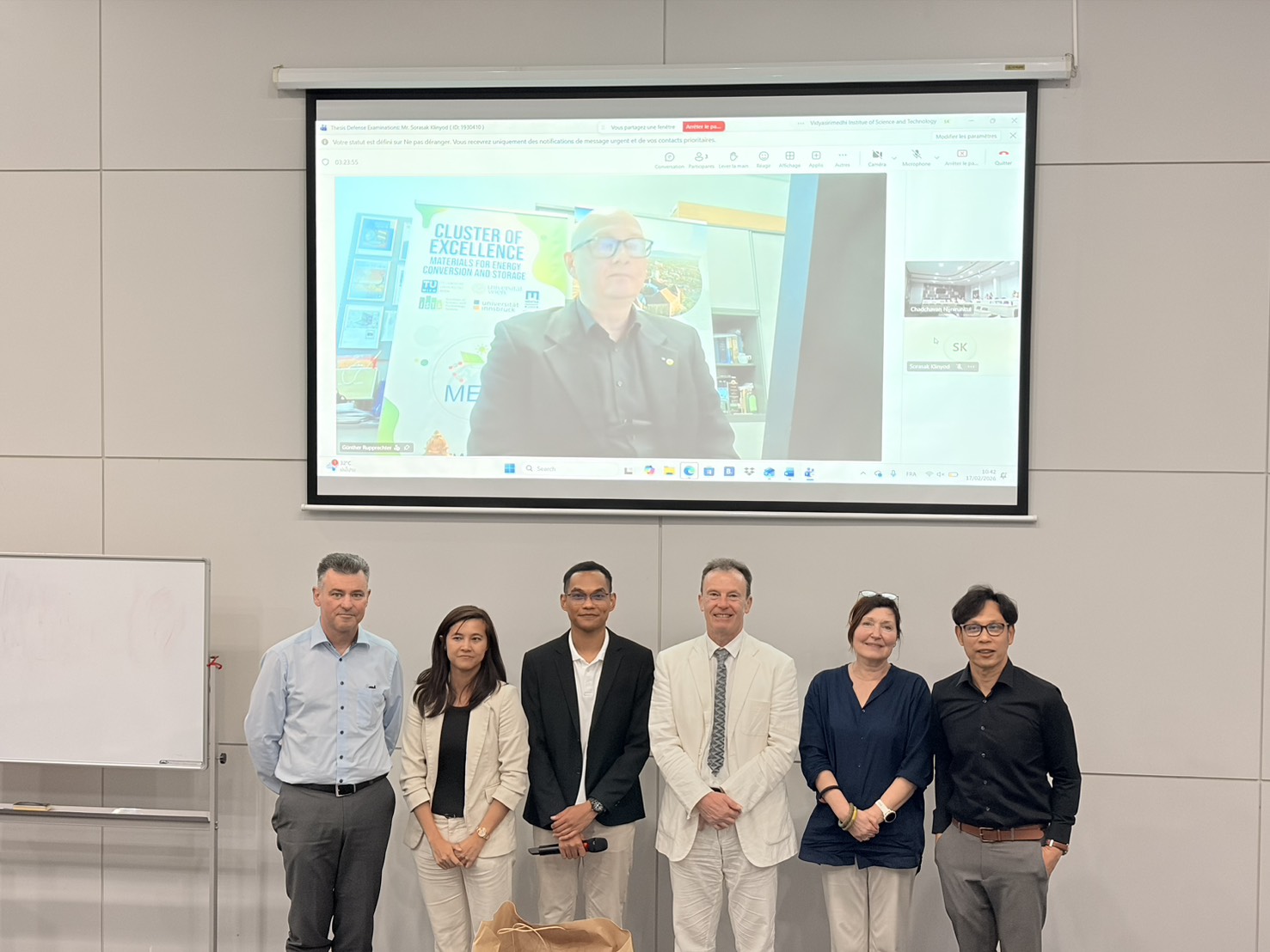 Congratulations to the new doctorate “Mr. Sorasak Klinyod”