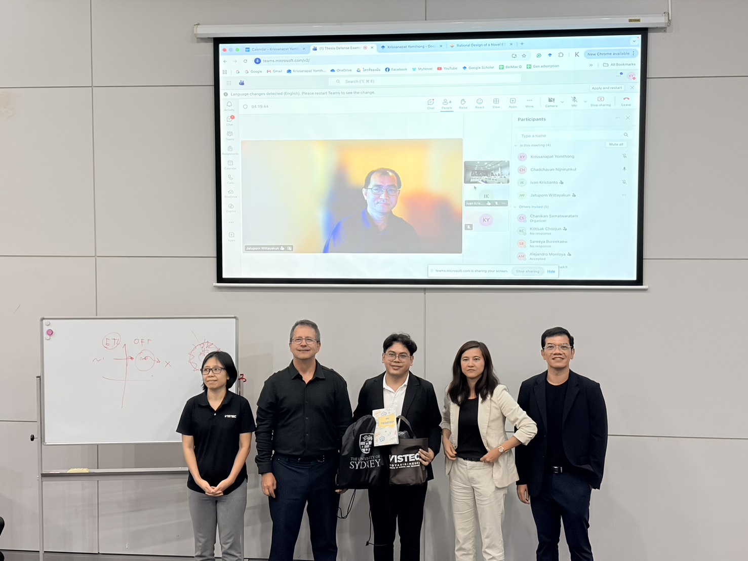 Congratulations to the new doctorate “Mr. Krissanapat Yomthong”