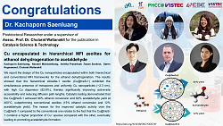 Congratulations for our recent article in Catalysis Science & Technology