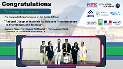 Congratulations to our new doctorate “Mr. Wanmai Srisuwanno”