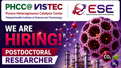  The Porous Heterogeneous Catalysis Center (PHCC) at VISTEC is…